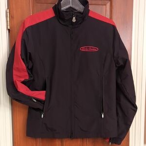 Harley-Davidson Women's Black Jacket with Red Accents